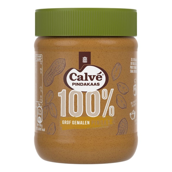 Calvé pindakaas voorkant