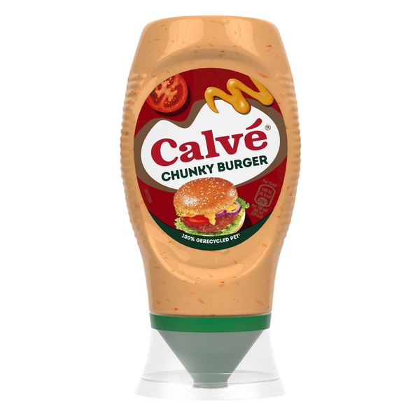 Calvé saus Chunky Burger voorkant