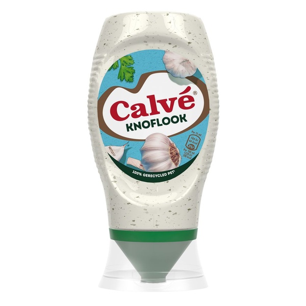 Calvé saus knoflook voorkant