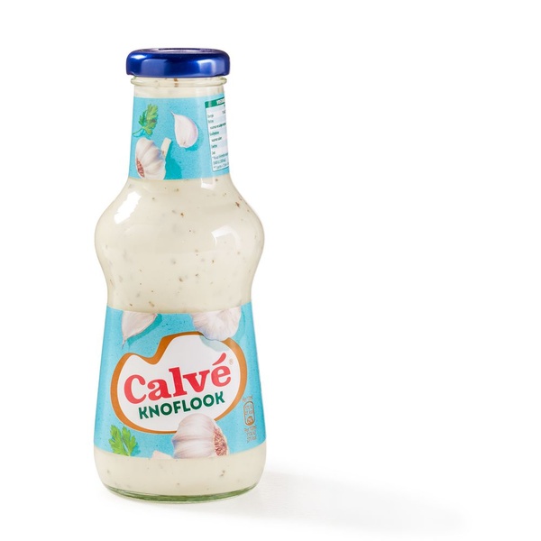Calvé saus knoflook voorkant