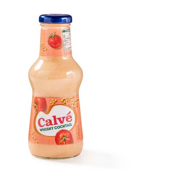 Calvé saus whisky cocktail voorkant
