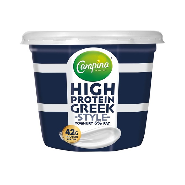 Campina kwark greek style high protein 5% voorkant