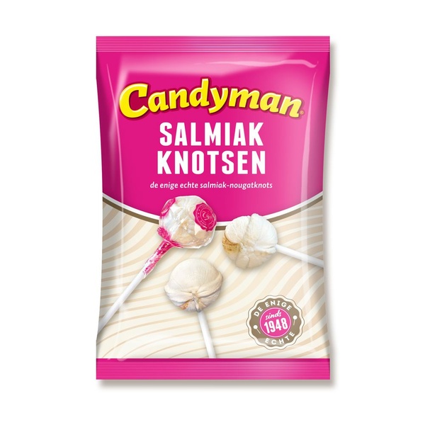 Candyman salmiak knotsen voorkant
