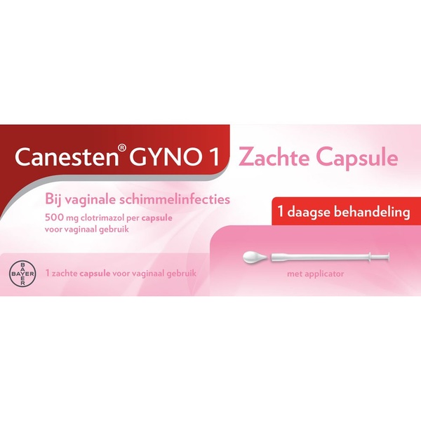 Canesten gyno 1 capsule 500 mg voorkant