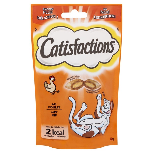Catisfactions Kattensnack Met Kip voorkant