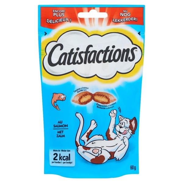 Catisfactions Kattensnack Met Zalm voorkant