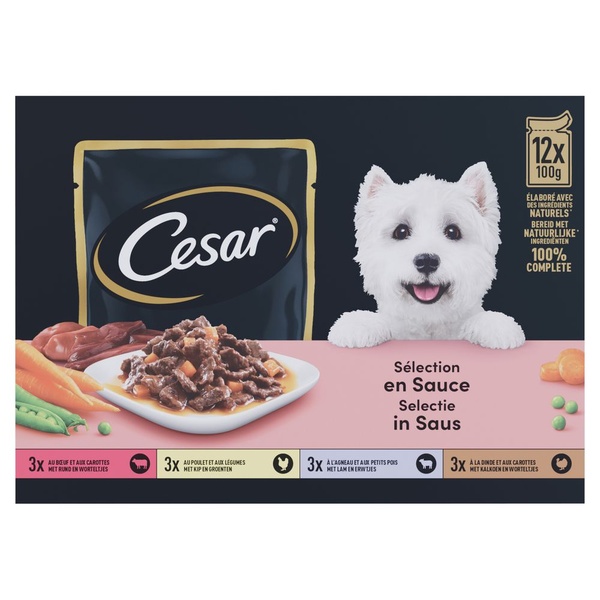 Cesar selectie in saus voorkant