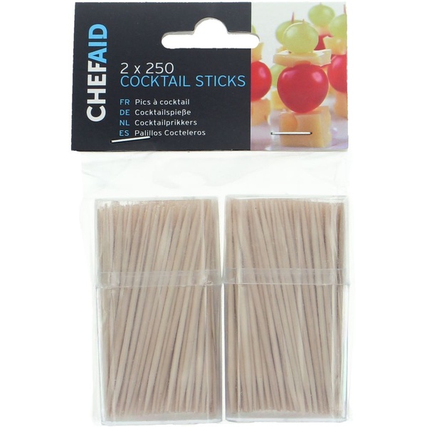 Chefaid cocktailprikkers voorkant