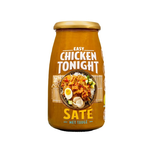 Chicken tonight saté met tauge voorkant
