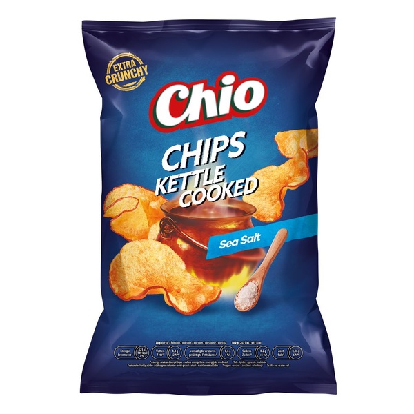 Chio Chips Kettle Cooked Seasalt voorkant