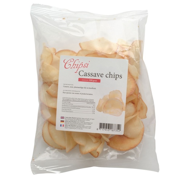 Chipsi chips cassave voorkant