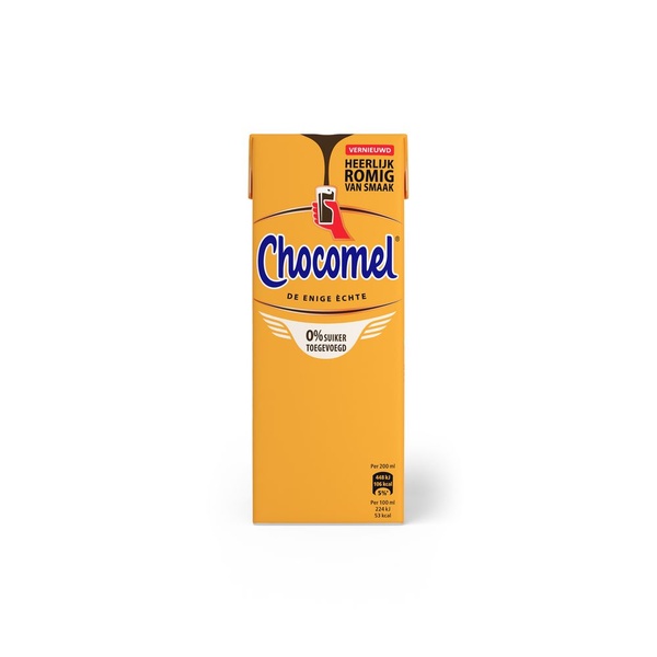 Chocomel 0% suiker voorkant