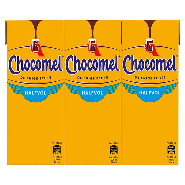 Chocomel Chocolademelk Halfvol mini voorkant
