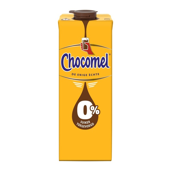 Chocomel mager 0% suiker voorkant