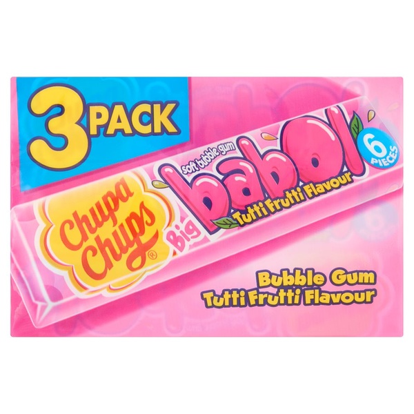 Chupa Chups big babol tutti frutti voorkant