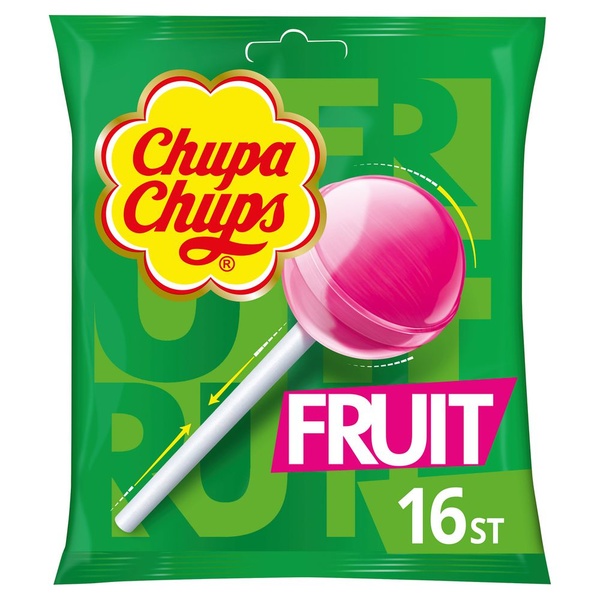 Chupa Chups fruit 14 Stuks voorkant