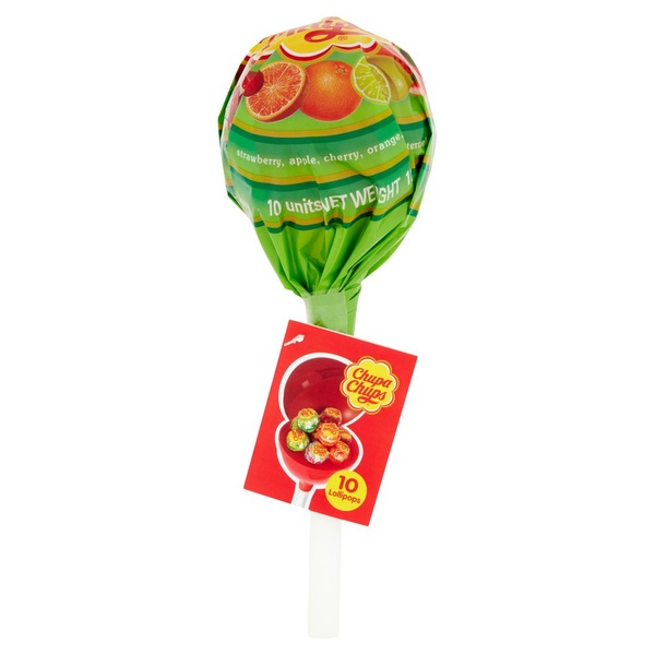 Chupa Chups mini mega chups  10 stuks voorkant