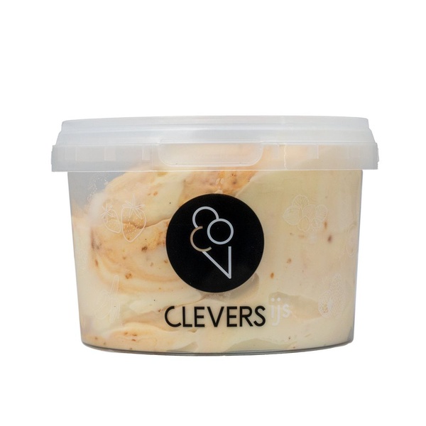 Clevers IJs vanille karamel zeezout voorkant