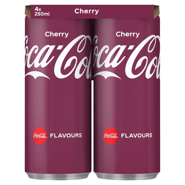 Coca Cola cherry blik multipack voorkant