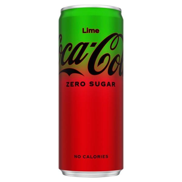 Coca Cola Frisdrank Cola Zero Sugar Lime voorkant