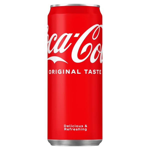 Coca Cola regular blik voorkant