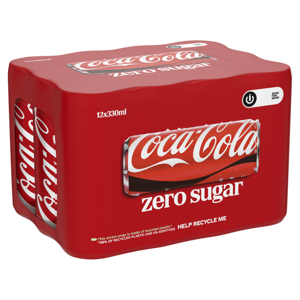 Coca Cola zero voorkant