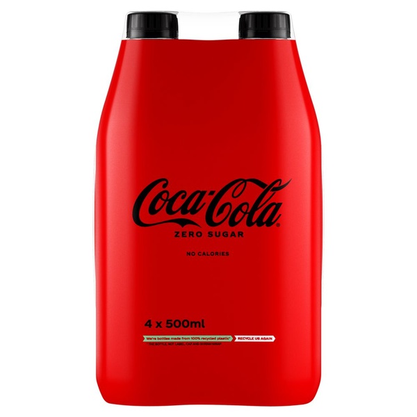 Coca Cola zero voorkant