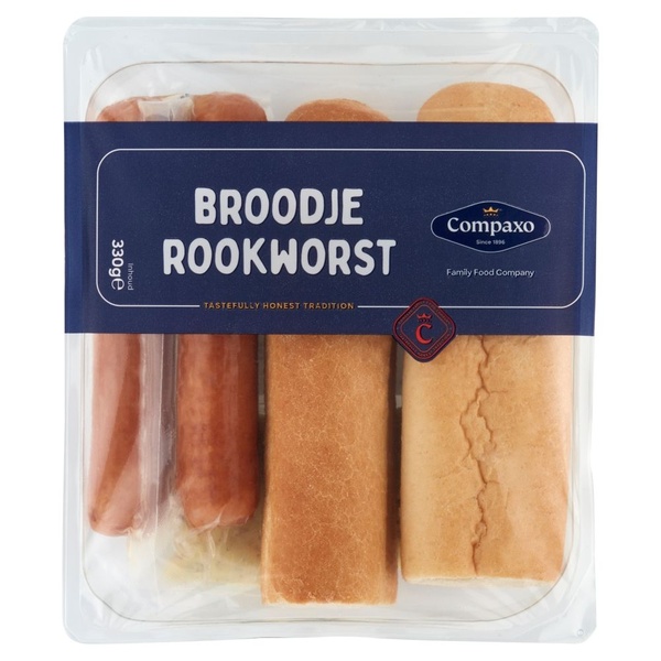 Compaxo broodje rookworst voorkant