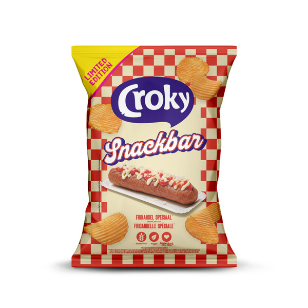 Croky Chips Snackbar frikandel speciaal voorkant