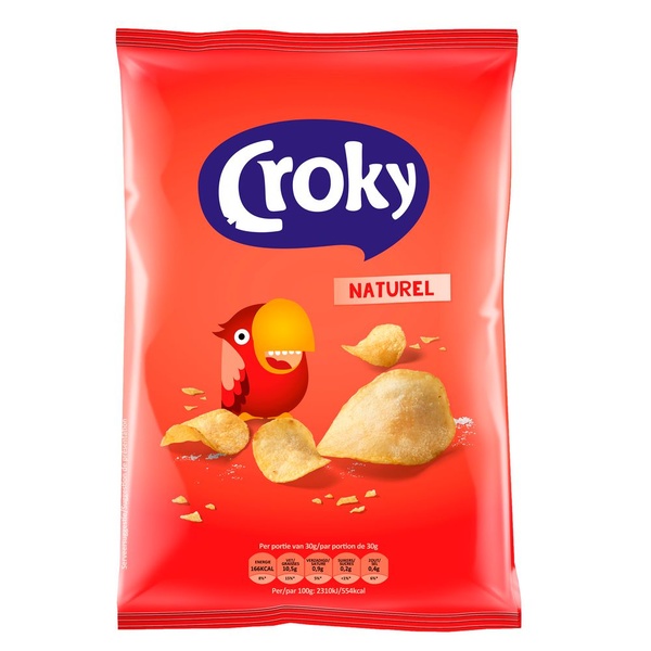 Croky naturel 100 gram voorkant