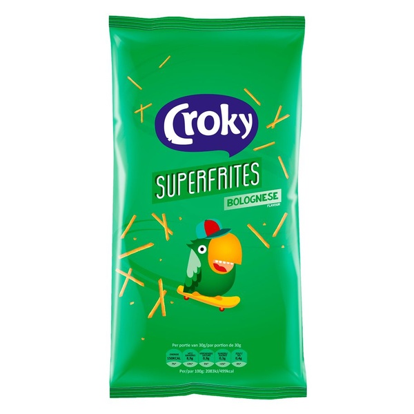 Croky superfrites bolognese voorkant
