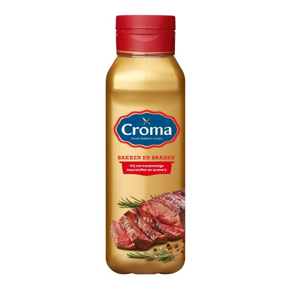 Croma margarine vloeibaar voorkant