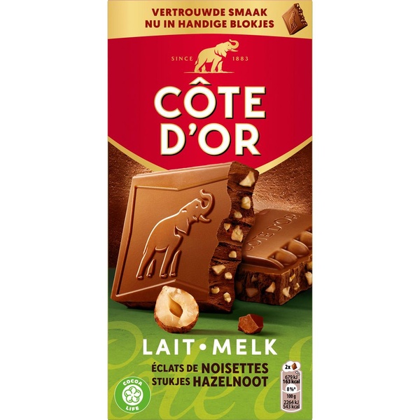 Côte d'Or l'original melk hazelnoot voorkant