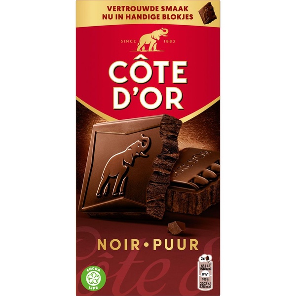 Côte d'Or original choco noir puur voorkant