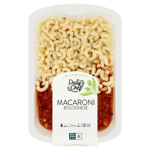 Daily Chef kant-en-klare maaltijd macaroni bolognese voorkant