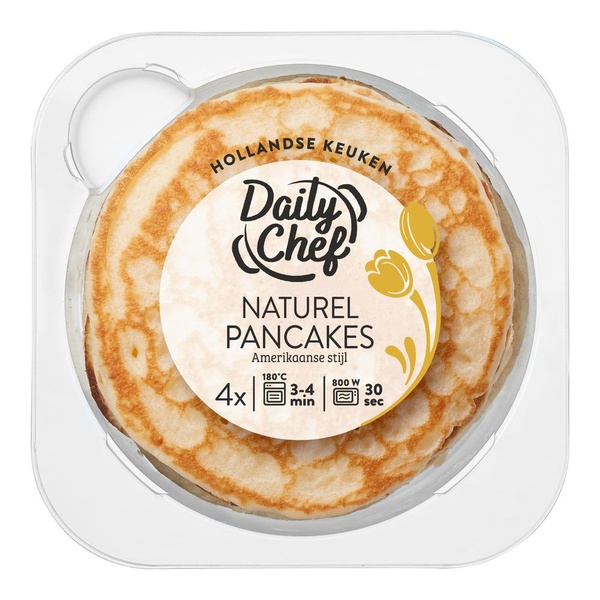 Daily Chef pancakes naturel 4 stuks voorkant