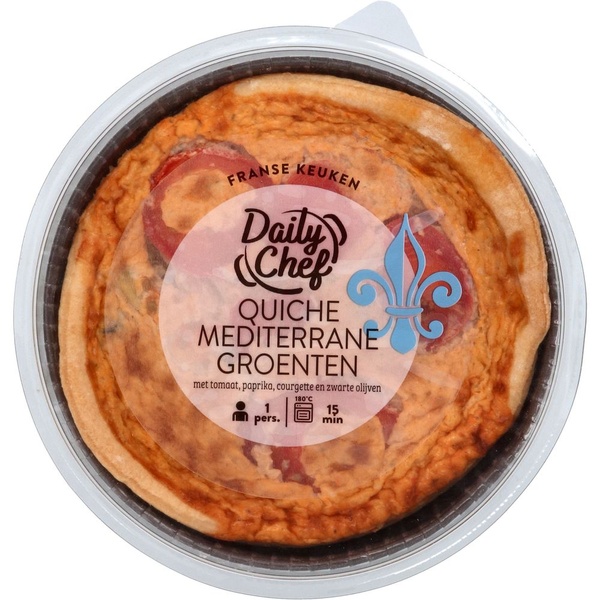 Daily Chef quiche mediterrane voorkant