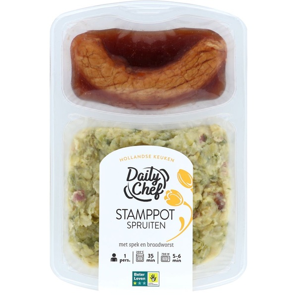 Daily Chef stamppot spruiten voorkant