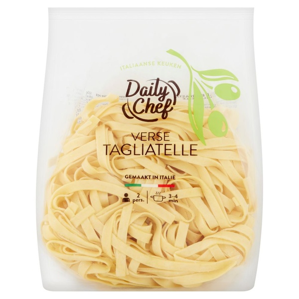 Daily Chef verse tagliatelle  achterkant
