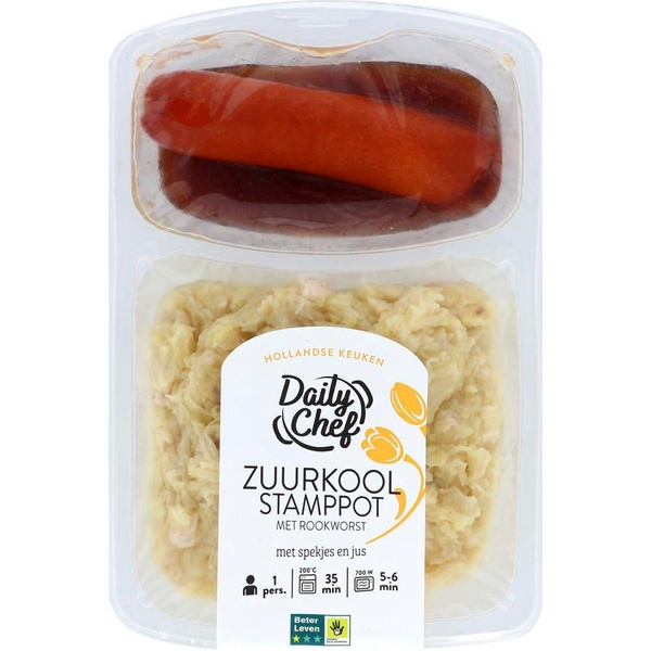 Daily Chef zuurkoolstamppot voorkant