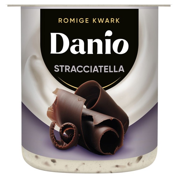 Danio kwark romig stracciatella voorkant
