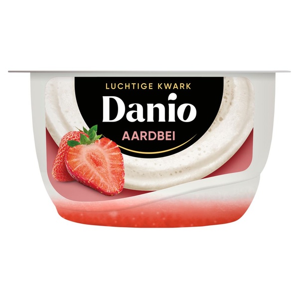 Danio luchtige kwark aardbei voorkant