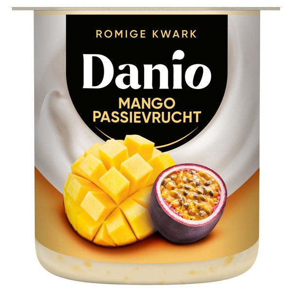Danio romige kwark mango passievrucht voorkant