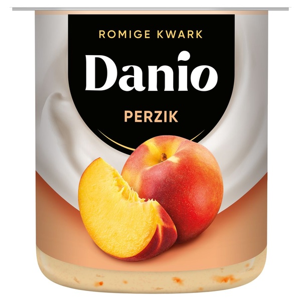 Danio romige kwark perzik voorkant
