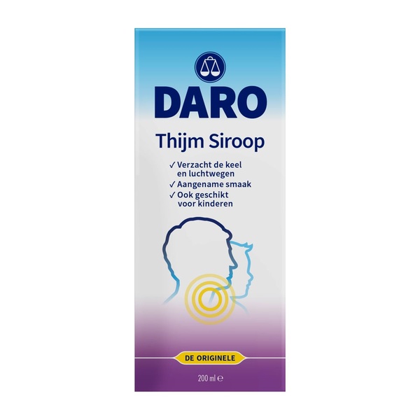 Daro thijm siroop original voorkant