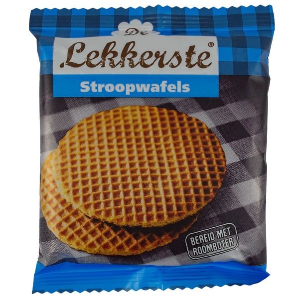 De Lekkerste roomboter stoopwafel voorkant