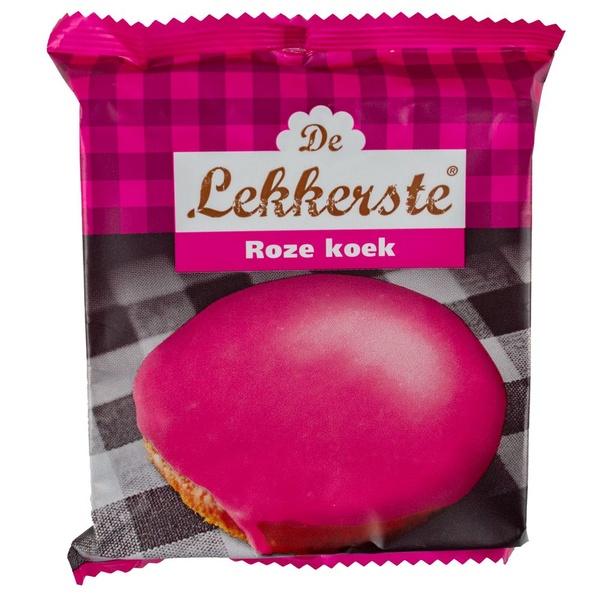 De Lekkerste roze koek voorkant