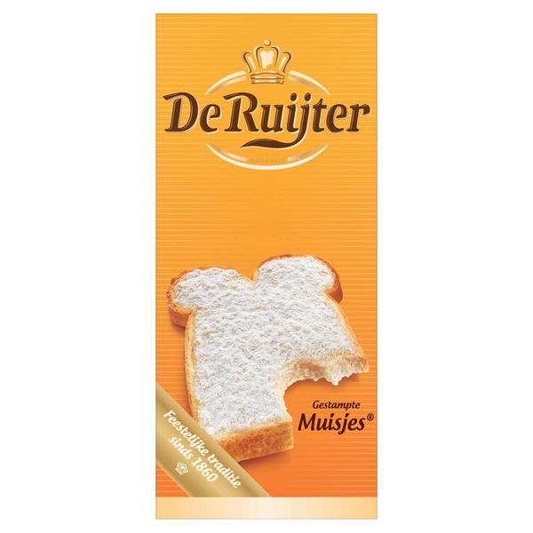 De Ruijter gestampte muisjes voorkant