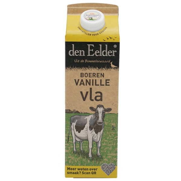 Den Eelder vanillevla boeren voorkant