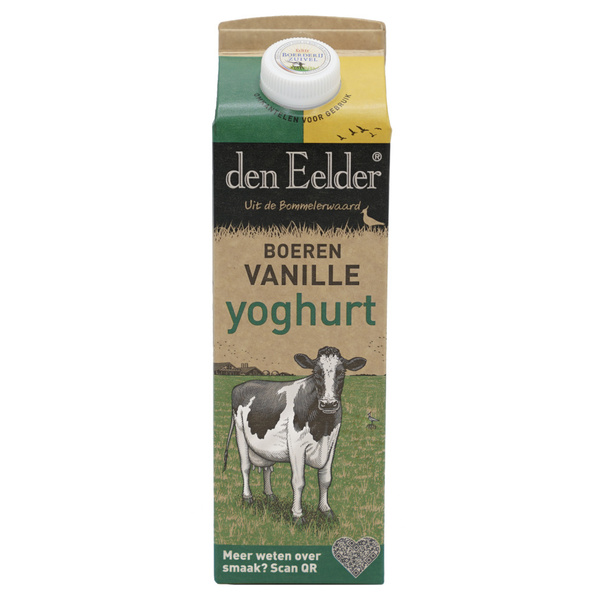 Den Eelder Yoghurt Vanille voorkant
